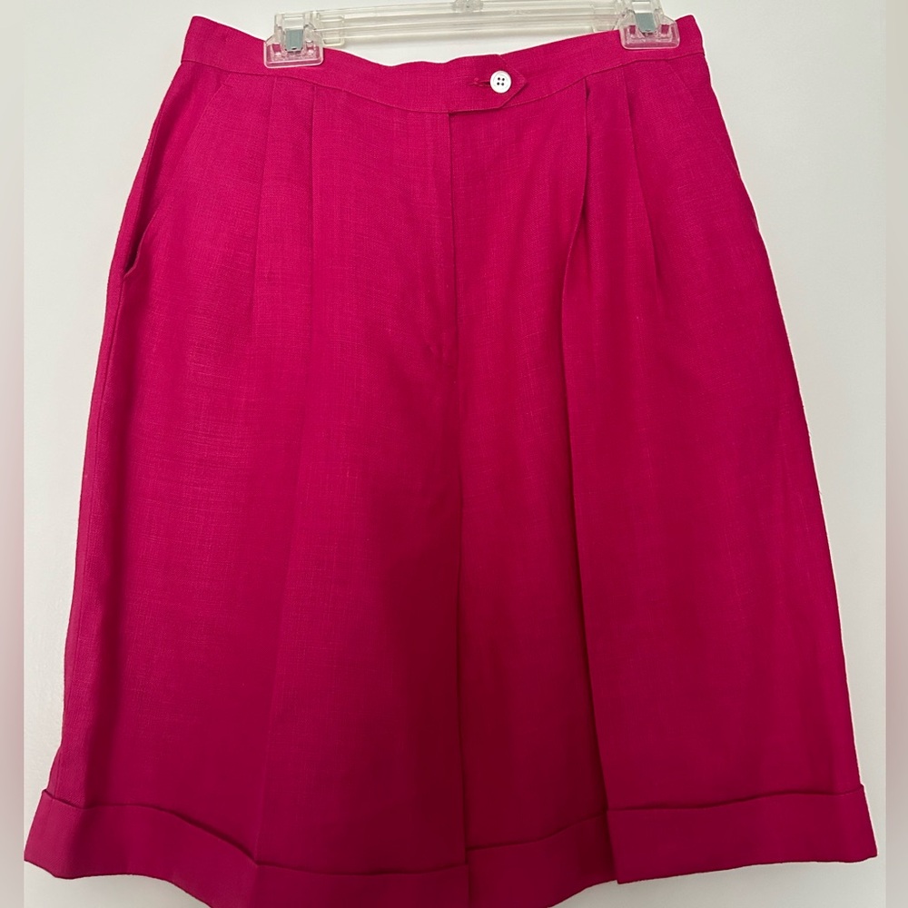 Brooks Brothers Pink Linen Shorts